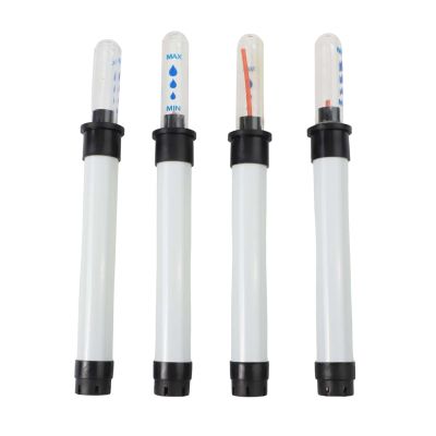 Tidevib Water Level Indicator for Flower Pots and Plant Care with Float Design and Low-Water Reminder, White Single Probe, 4-Pack