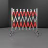 Retractable Stainless Steel Barrier with Universal Wheels, 1.2 x 2.0 m view 1
