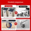 Retractable Stainless Steel Barrier with Universal Wheels, 1.2 x 2.0 m view 3