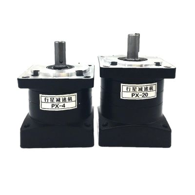 110 mm Planetary Gearbox, 3216:1 Reduction Ratio, Speed Reducer, 3,000 RPM, Carbon Steel Gears, Stepper Motor, Servo Motor, Planetary Reducer (Ratio 144, Output 19 for Stepper)