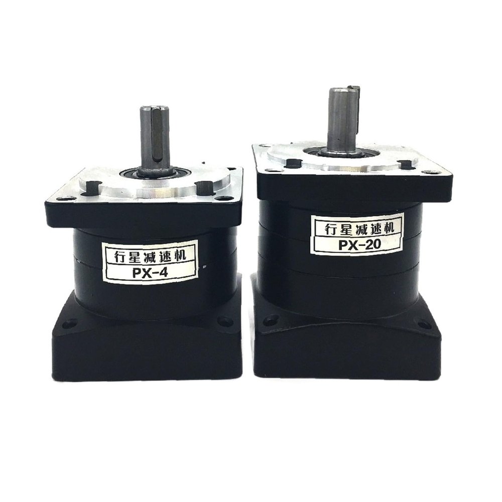 110 mm Planetary Gearbox, 3216:1 Reduction Ratio, Speed Reducer, 3,000 RPM, Carbon Steel Gears, Stepper Motor, Servo Motor, Planetary Reducer (Ratio 144, Output 19 for Stepper)