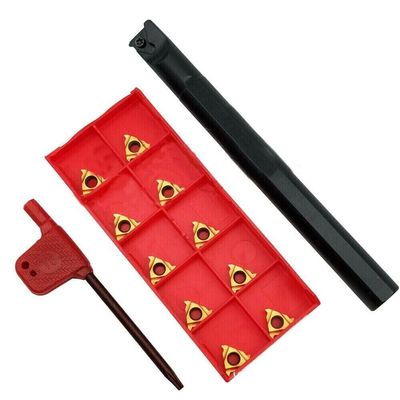 URPIZY SNR0012M11 Internal Turning Tool with 10 Carbide 11IR A60 Threading Inserts
