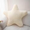 Xiyocadt Star-Shaped Pillow, Soft Plush Cuddle Pillow for Kids' Nursery and Bedroom, Milky White, 150 cm view 1