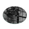 80 cm Tempered Glass Fireplace Stove Floor Plate, Spark- and Scratch-Resistant, 3D Geometric Design view 1