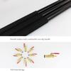 QIYFOZ Water-Fed Telescopic Window Cleaning Pole, 3.6 m, 180° Rotating Brush Head with Squeegee view 3