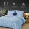 Twinzen - Duvet Cover 220 x 240 cm + 2 Pillowcases 65 x 65 cm - 100% Microfiber view 2