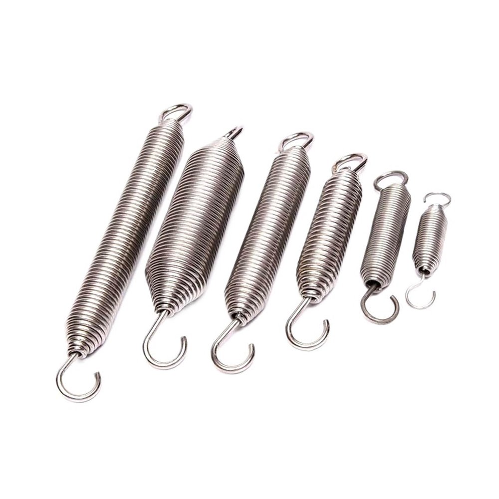 HWWW Stainless Steel Adjustable Swivel Hook Extension with Strong Tension Spring, Wire Diameters 1 mm, 2 mm, 3 mm (3×22×180)