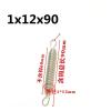 HWWW Stainless Steel Adjustable Swivel Hook Extension with Strong Tension Spring, Wire Diameters 1 mm, 2 mm, 3 mm (3×22×180) view 3