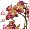KOPU Artificial Orchid, 70 cm, Purple, in Brown Vase – Phalaenopsis view 3