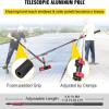 QIYFOZ 20 m Water-Fed Window Cleaning Pole Set, 3-in-1 Aluminum, with Brush and Squeegee, for Solar Panel Cleaning, 6 m Water Supply view 4