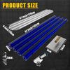 Concrete Bull Float Set, 121.9 x 20.3 cm, Magnesium-Aluminum Alloy, 4 Connectable Handles, Toolbox and Trowel view 3