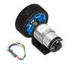 TARSHYRY 12V DC Geared Motor Kit with Bracket and Wheel, CW/CCW Shaft for DIY Projects (530 RPM) view 1