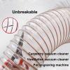 PU Dust Extraction Hose, 310 mm ID, 1 m, Flexible, Transparent, for Industrial Extraction Equipment (0.63 mm) view 3