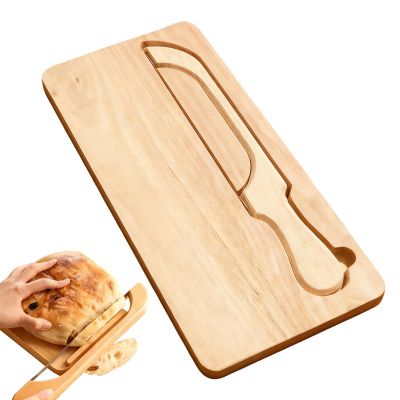 Bread Slicer with Double-Sided Cutting Board