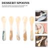Shell Spoons, Set of 5, Dessert Spoons for Kitchen and Dining Room view 2