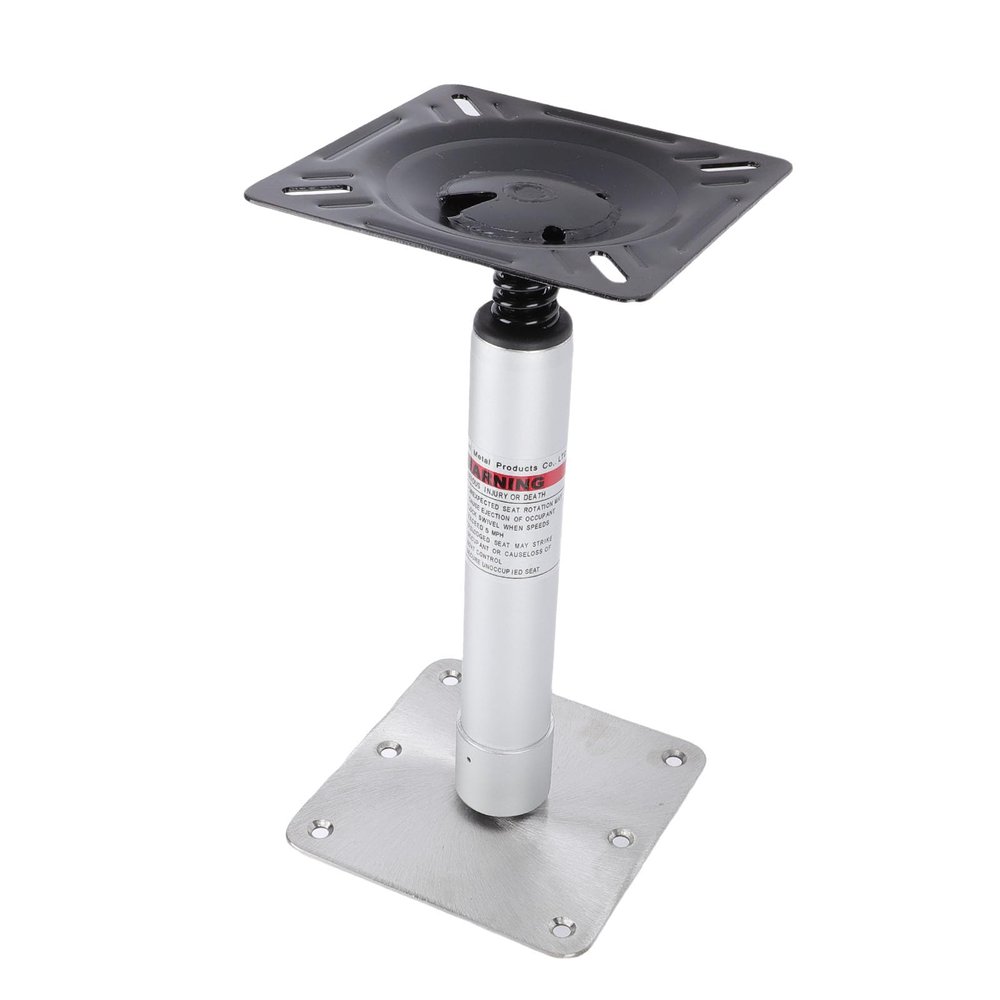 Hamwesh Boat Seat Pedestal Mounting Kit, 360° Swivel, 3/4-Inch Pin Post, 7 x 7-Inch Marine Base Plate