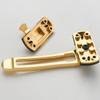 Gold Zinc Alloy Door Chain Lock with Reinforced Chain view 3