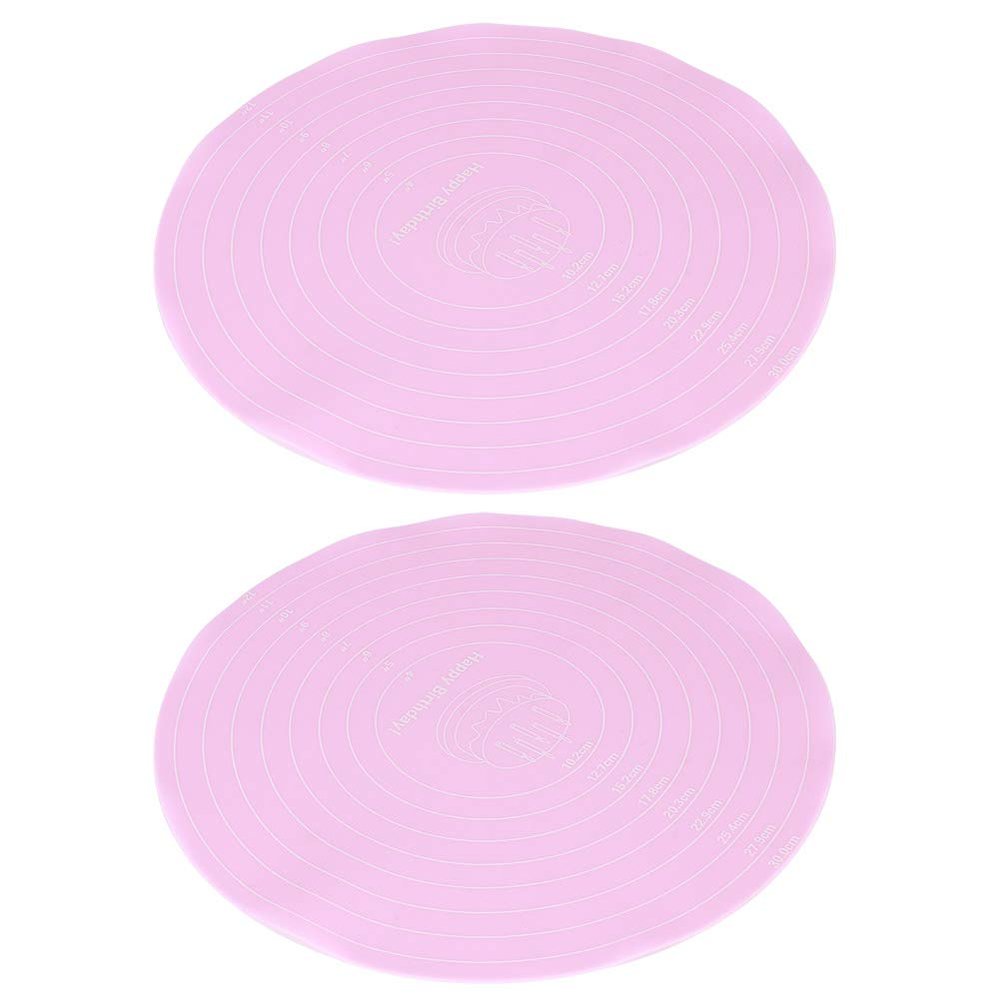 CHICIRIS Silicone Dough Rolling Mats, Nonstick, 2-Piece Set
