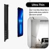 2-Track Ceiling-Mount Curtain Track, Ultra-Thin, Black, 120 cm/3.9 ft view 3
