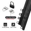 2-Track Ceiling-Mount Curtain Track, Ultra-Thin, Black, 120 cm/3.9 ft view 4