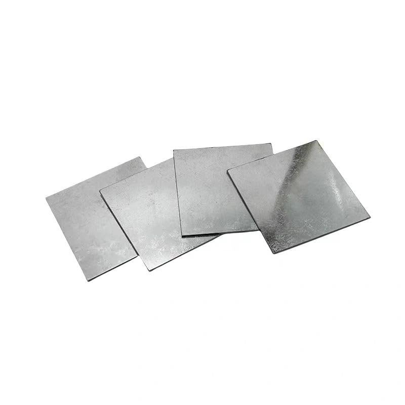 Pure Zinc Sheet, 2 mm Thick, 2 Pieces, Durable Metal Foil for Various Applications (200 mm x 160 mm)