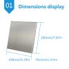 Pure Zinc Sheet, 2 mm Thick, 2 Pieces, Durable Metal Foil for Various Applications (200 mm x 160 mm) view 3