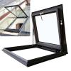 Large Double-Layer Roof Hatch with Tempered Glass, 78 x 78 cm view 1