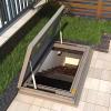 Large Double-Layer Roof Hatch with Tempered Glass, 78 x 78 cm view 2