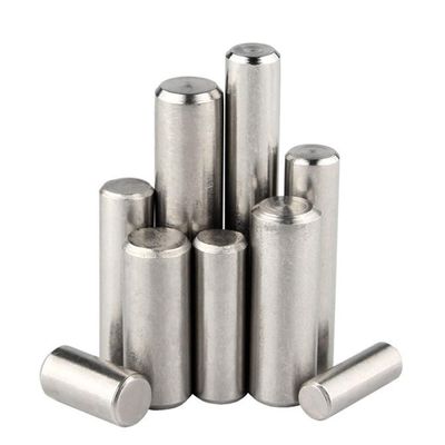 304 Stainless Steel Dowel Pins, 10 Pieces, M3/M4, 4–60 mm