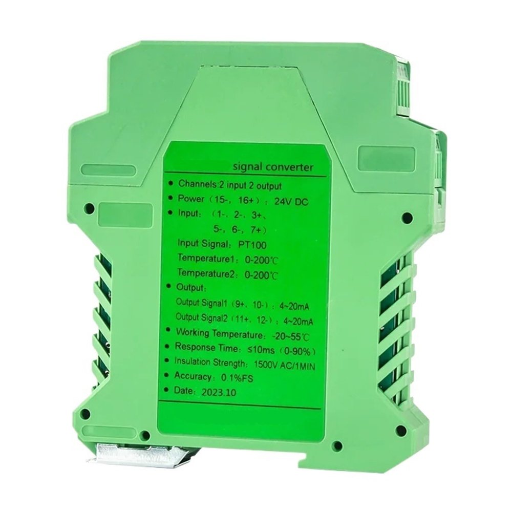 Input 1.0–5 kΩ, AC 220 V, 0–20 mA; Input Converter, 0–1 kΩ to 4–20 mA Output