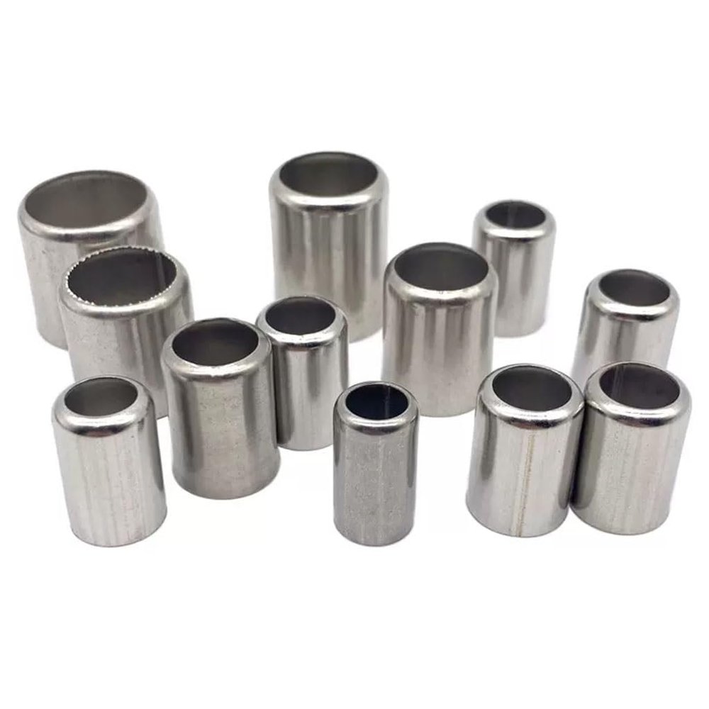 10 Stainless Steel Exhaust Connector Crimp Sleeves, 11.5–25 mm Pipe Connectors for Agriculture and DIY Hose Crimping Tools (24 mm)
