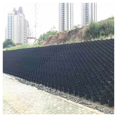 Honeycomb Gravel Stabilization Grid, Expandable Paver Grid (5 x 6 m) for Patios, Walkways, Grass and Stones