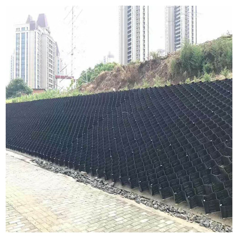 Honeycomb Gravel Stabilization Grid, Expandable Paver Grid (5 x 6 m) for Patios, Walkways, Grass and Stones
