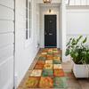 Non-Slip Hallway Runner Rug, 100 x 120 cm, Vintage Pattern view 2