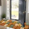 Non-Slip Hallway Runner Rug, 100 x 120 cm, Vintage Pattern view 4