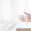 YUANZHI Sheer Voile Curtain 120 x 220 cm, White view 2