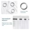YUANZHI Sheer Voile Curtain 120 x 220 cm, White view 3