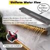 CHZFFD 167 cm Recessed Waterfall Overflow Trough for Patio Walls view 3