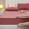 Mattress Protector 180 x 200/120 x 200 Microfiber with Zipper, Deep Pink, 200 x 210 + 30 cm view 2