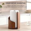 Mountain Wooden Paper Towel Holder for Countertops view 2