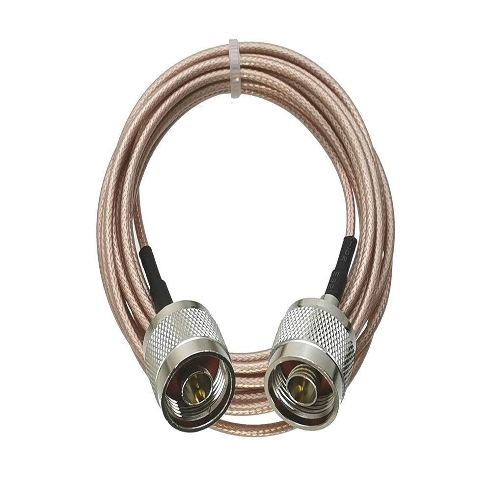 RG316 RF Pigtail, N Male Plug to N Male Plug, Straight RF Jumper Cable, 4 in ~ 10 m (6 ft)