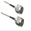 RG316 RF Pigtail, N Male Plug to N Male Plug, Straight RF Jumper Cable, 4 in ~ 10 m (6 ft) view 2