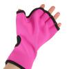 Swimming Gloves, 1 Pair, Nylon, Pink, Adjustable Wrist Strap view 4