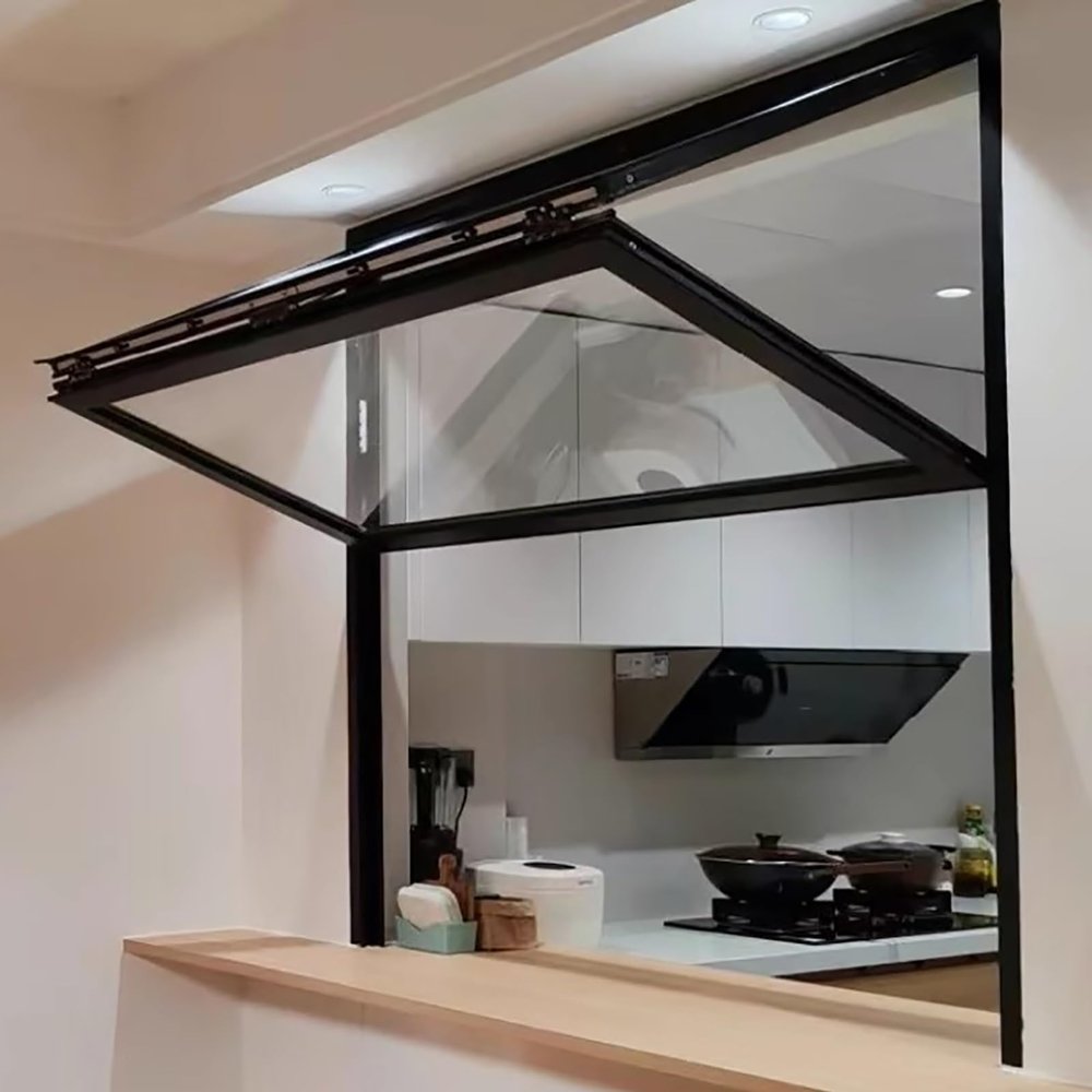 Folding Serving Window for Food Trucks, 40 x 28 in