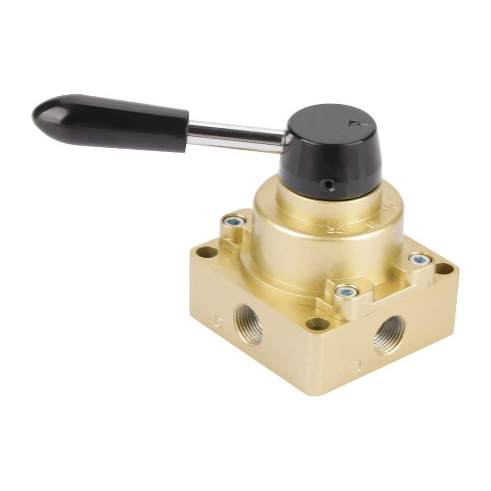 ACOGEDO HV-03 G3/8 3-Position 4-Way Pneumatic Hand Lever Valve