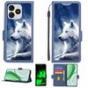 Kinetijy Flip Case Compatible with BLU G73L, with 9H HD Screen Protector, RFID Blocking and Glow-in-the-Dark Effect view 1
