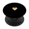 Black Heart Adhesive PopSockets PopGrip view 1