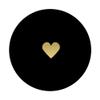 Black Heart Adhesive PopSockets PopGrip view 3