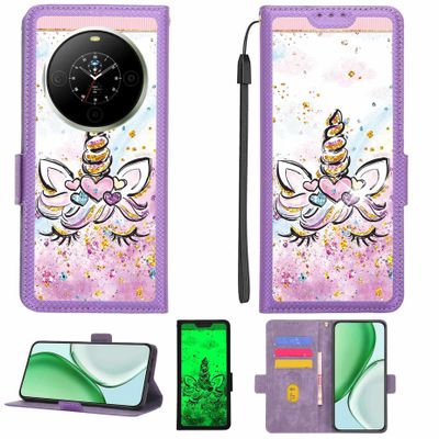 Kinetijy Case for FOSSiBOT S3, Protective Flip Cover with 9H HD Screen Protector, RFID Blocking, Gold Glitter and Glow