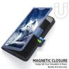 Kinetijy Case Compatible with SparX S9, Flip Phone Case with 9H HD Screen Protector, RFID Blocking and Glow-in-the-Dark Effect view 3